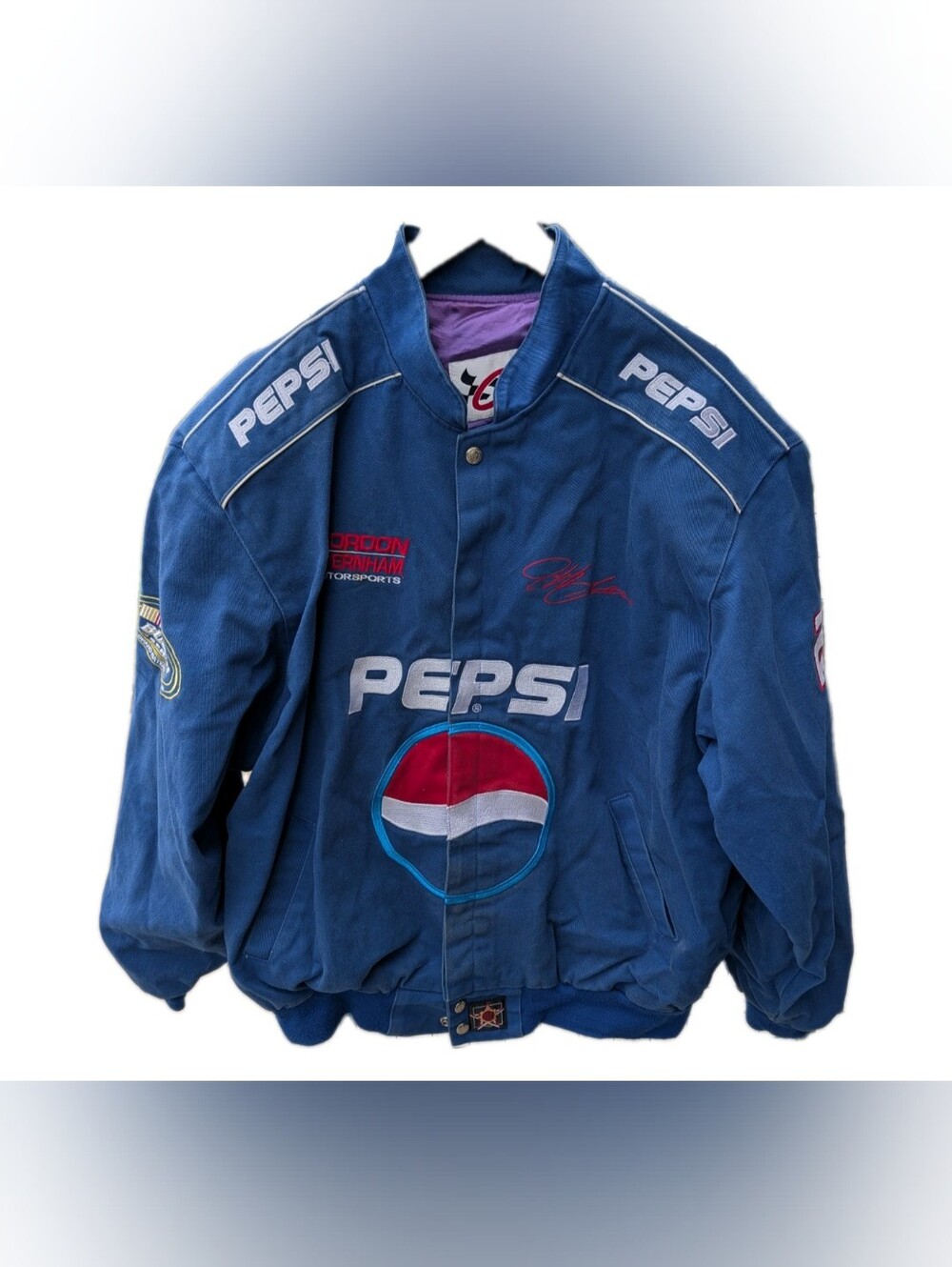 Pepsi Jeff Gordon Jacket NASCAR #24 Men’s Size 2XL Vintage